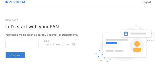 how-to-open-demat-trading-account-at-zerodha-online-pan-dob